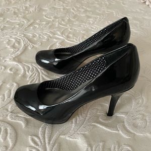 Madden Girl Black Patent 3.5” Heels